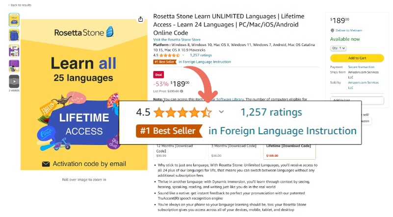 Rosetta Amazon Review